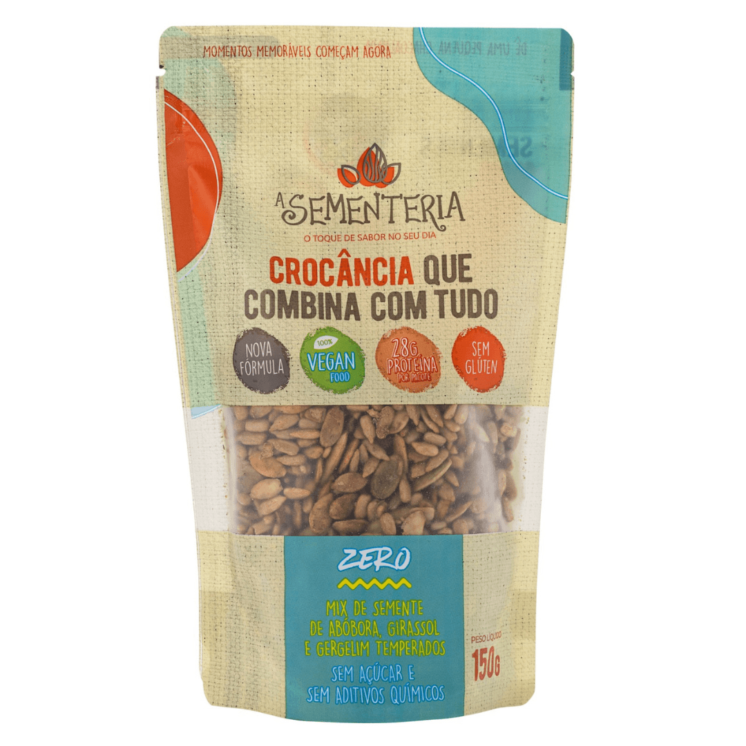 Mix de Sementes Zero Açúcar 150g - A Sementeria