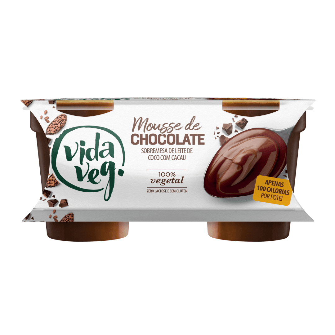 Mousse de Chocolate Vegano 200g - VidaVeg