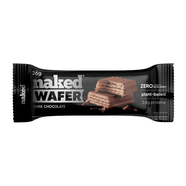 Naked Wafer Dark Chocolate 26g - Naked Nuts
