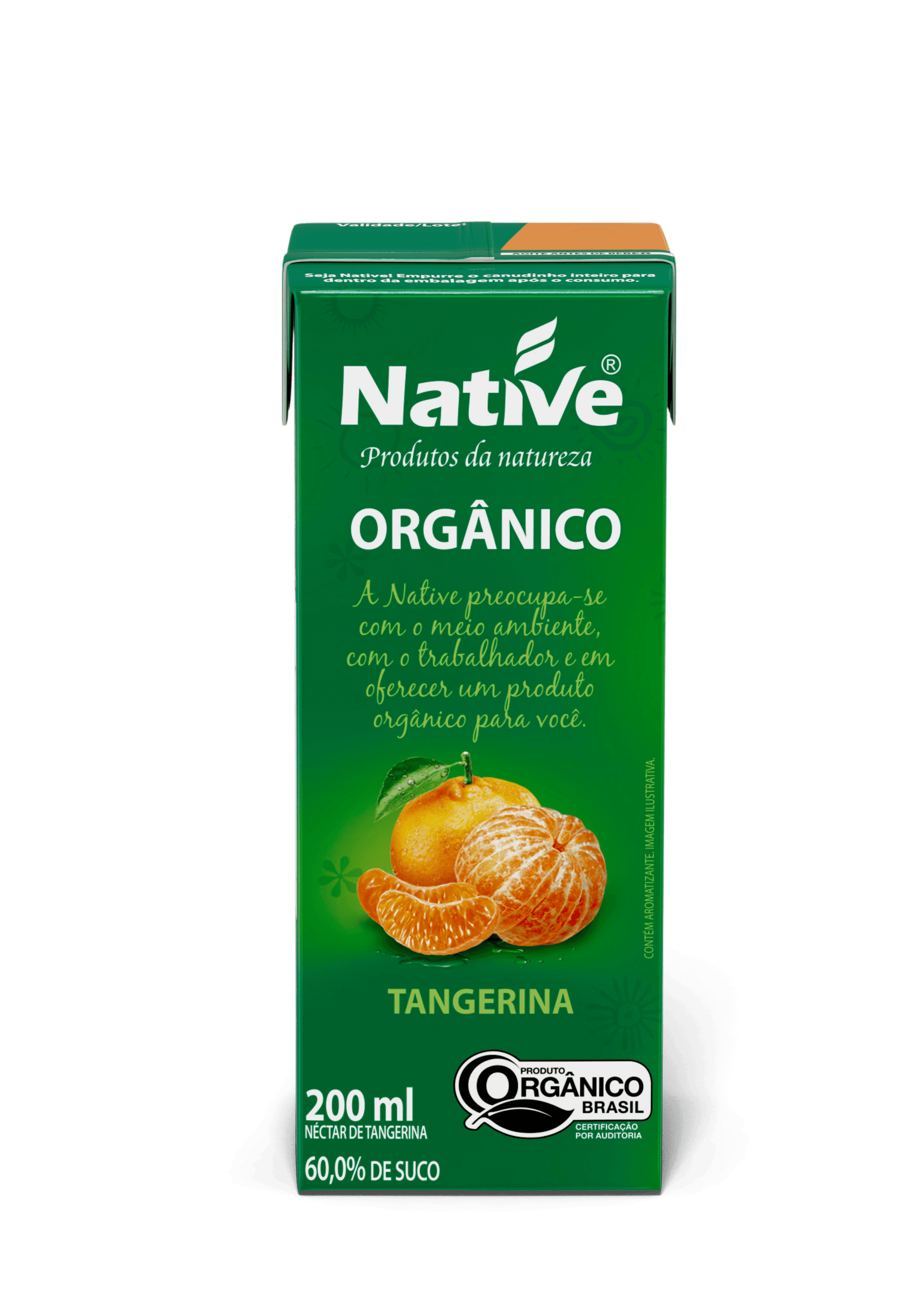 Néctar de Tangerina Orgânica 200ml - Native