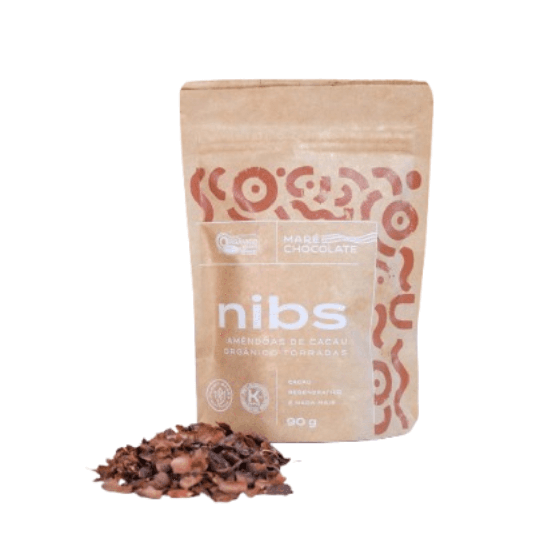 Nibs de Cacau Orgânico 90g - Maré Chocolate