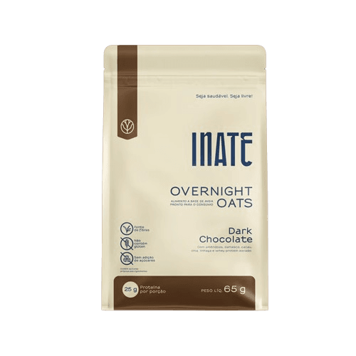 Overnight Oats Dark Chocolate 65g - Inate