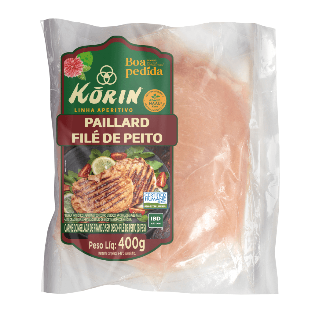 Paillard de Filé de Peito 400g - Korin