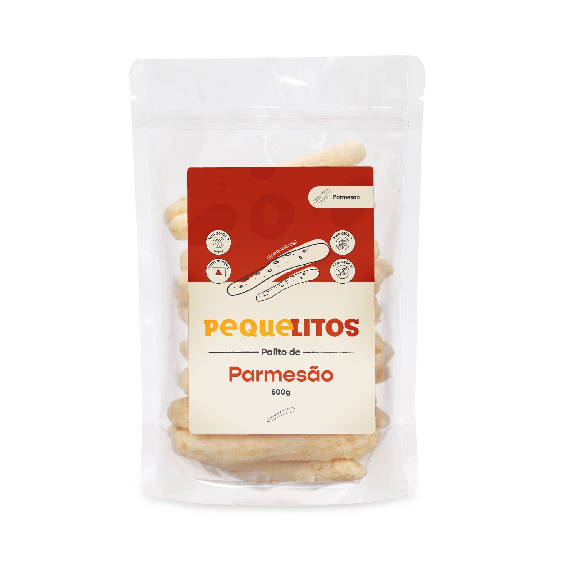 Palitinhos de Parmesão 500g - Pequê