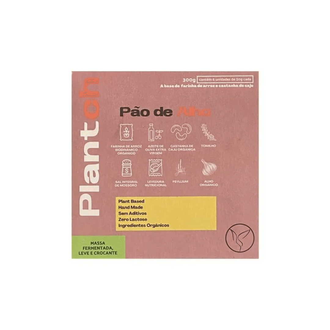 Pão de Alho Vegano 300g - Plantch