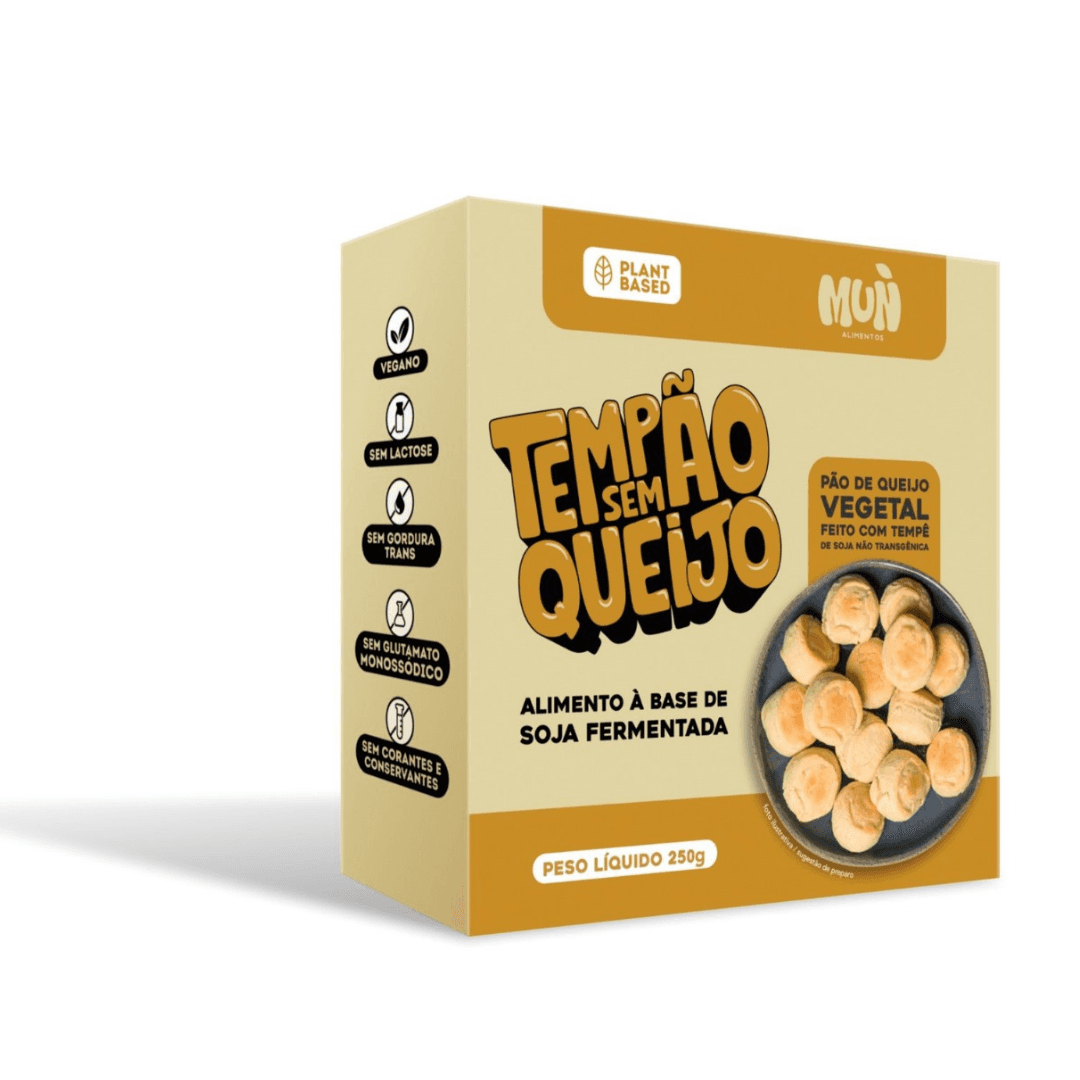 Pão de Queijo de Tempê Vegano 250g - Mun