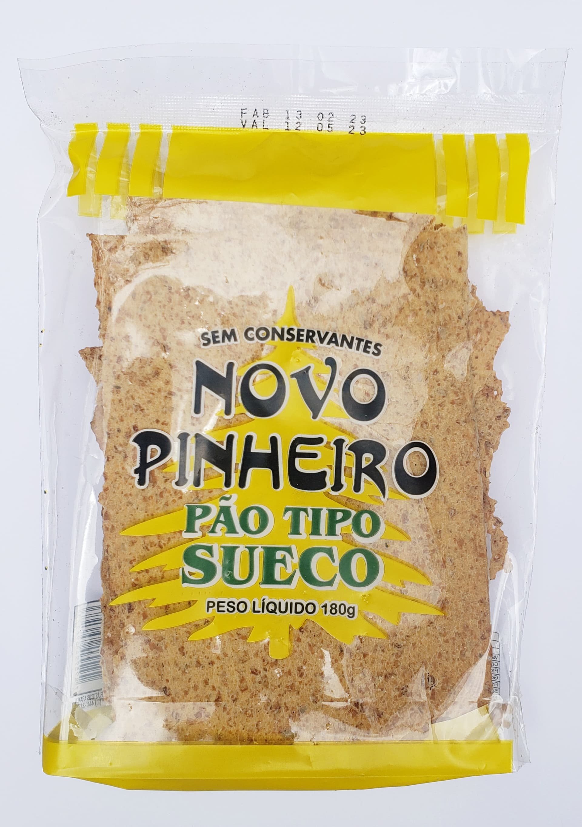 Pão Tipo Sueco 180g - Novo Pinheiro