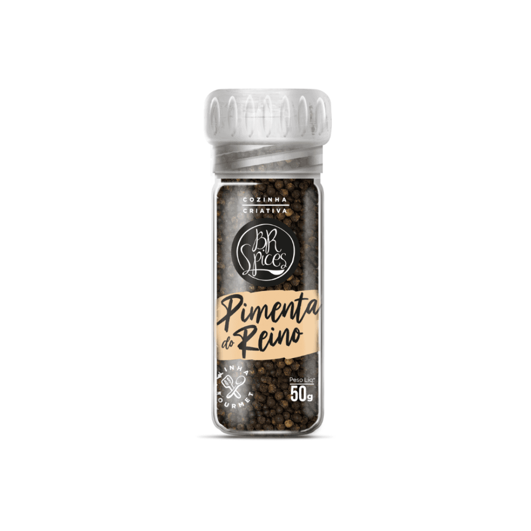 Pimenta do Reino Moedor 50g - Br Spices
