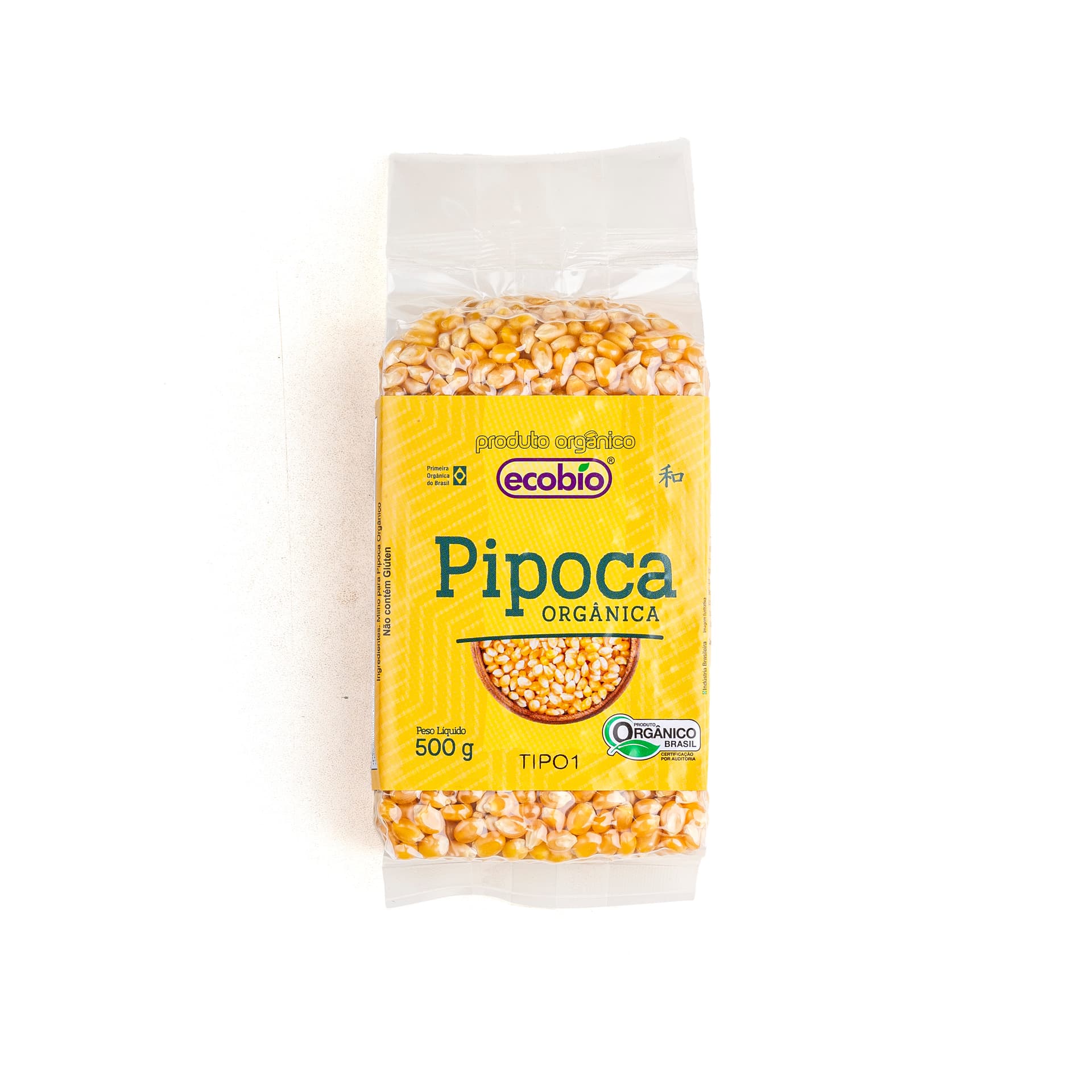 Pipoca Orgânica 500g - Ecobio