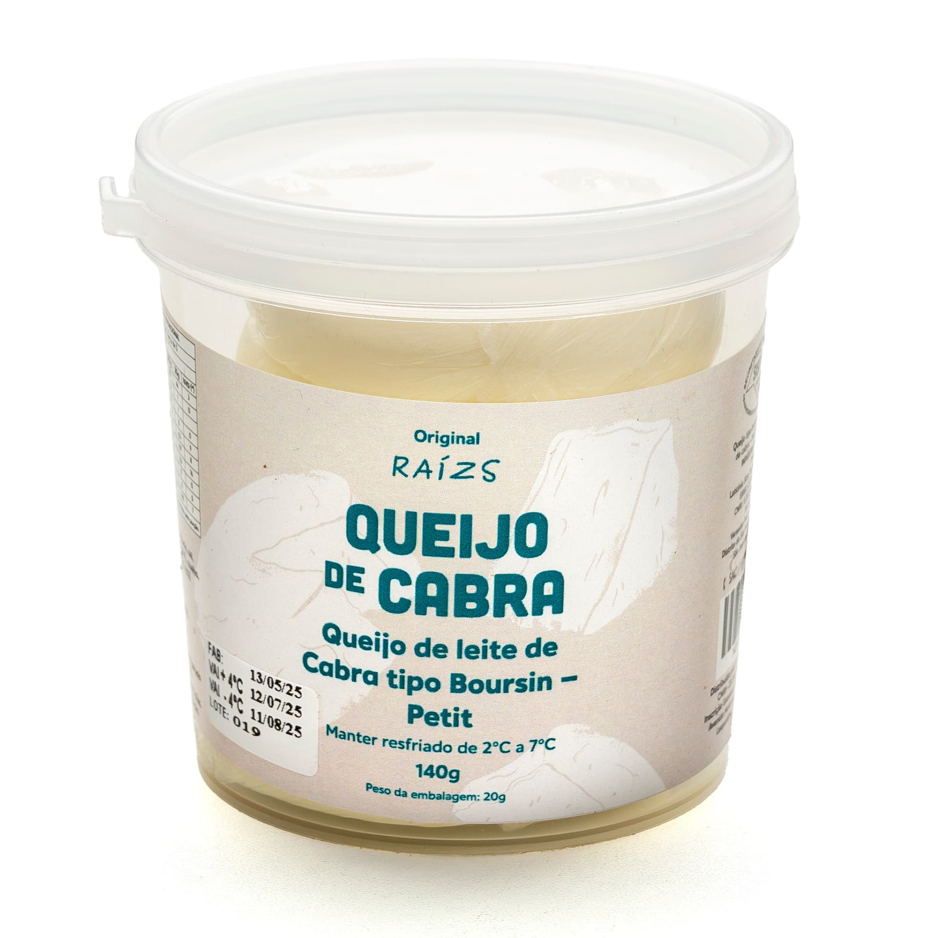 Queijo de Cabra Tipo Boursin Petit 140g - Raízs