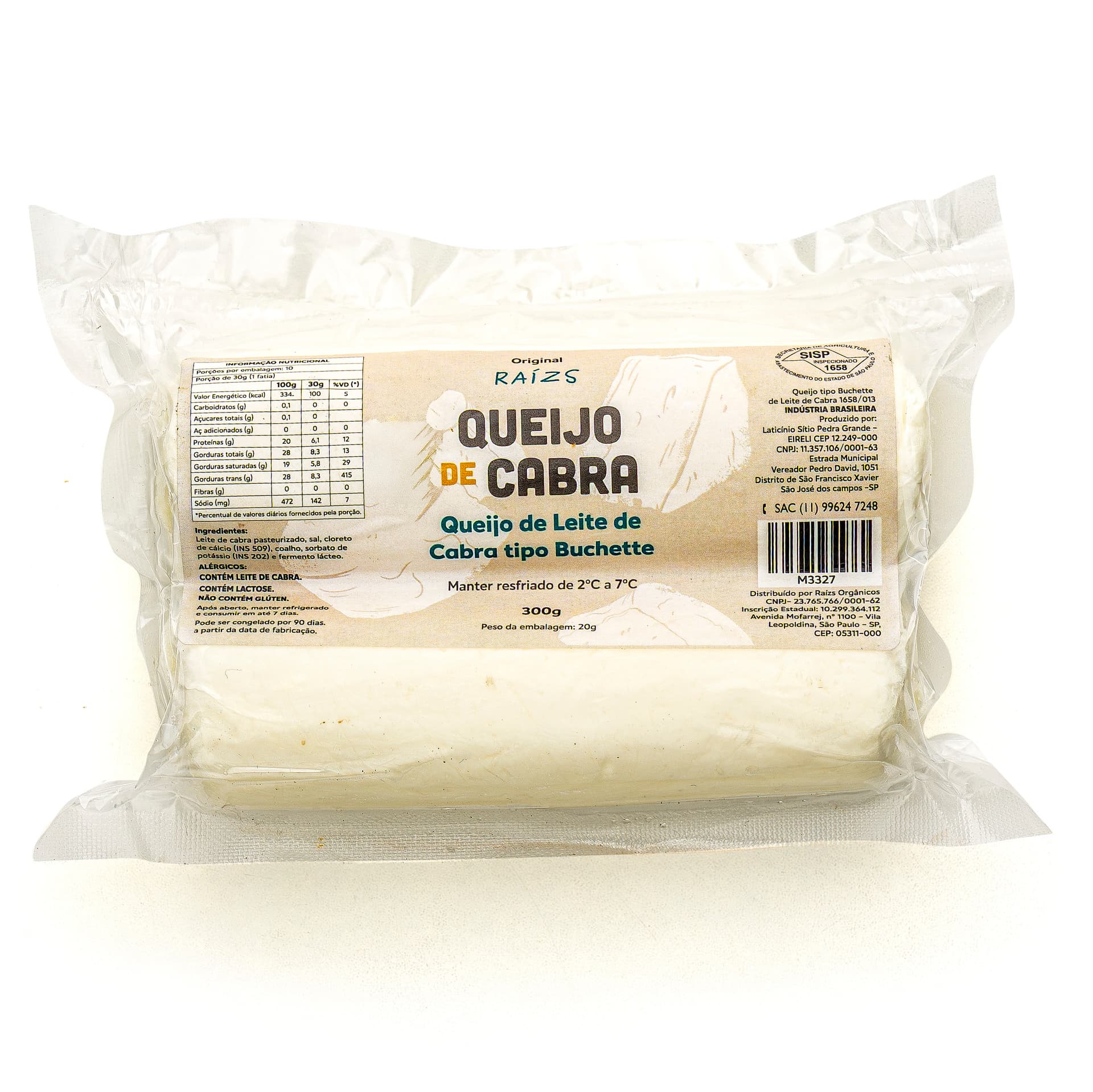 Queijo de Cabra Tipo Buchette 300g - Raízs