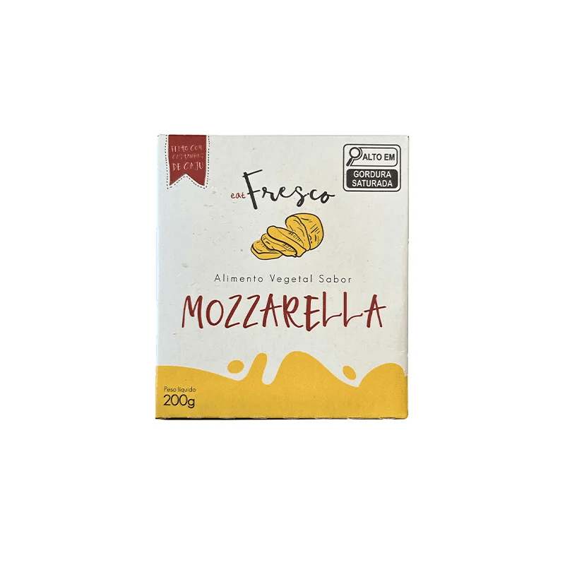 Queijo Mozzarella Vegano 200g - EatFresco