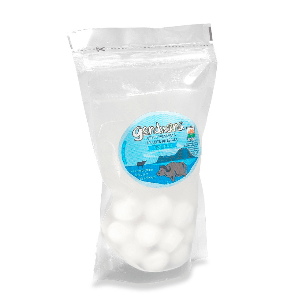Queijo Mussarela de Búfala Bola Cereja no Soro Orgânico 300g - Gondwana