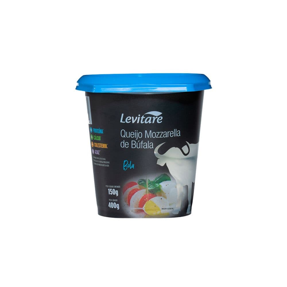 Queijo Mussarela de Búfala Bola no Soro 150g - Levitare
