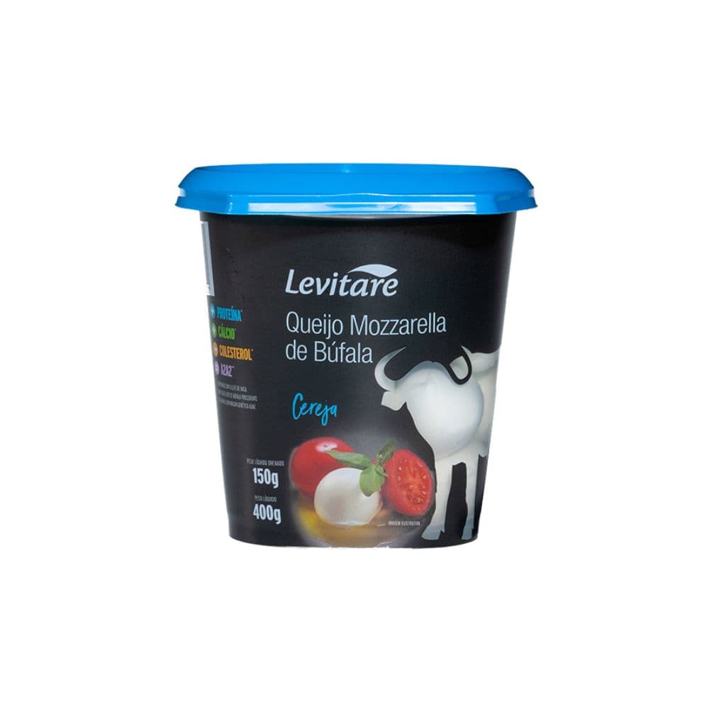 Queijo Mussarela de Búfala Cereja 150g - Levitare