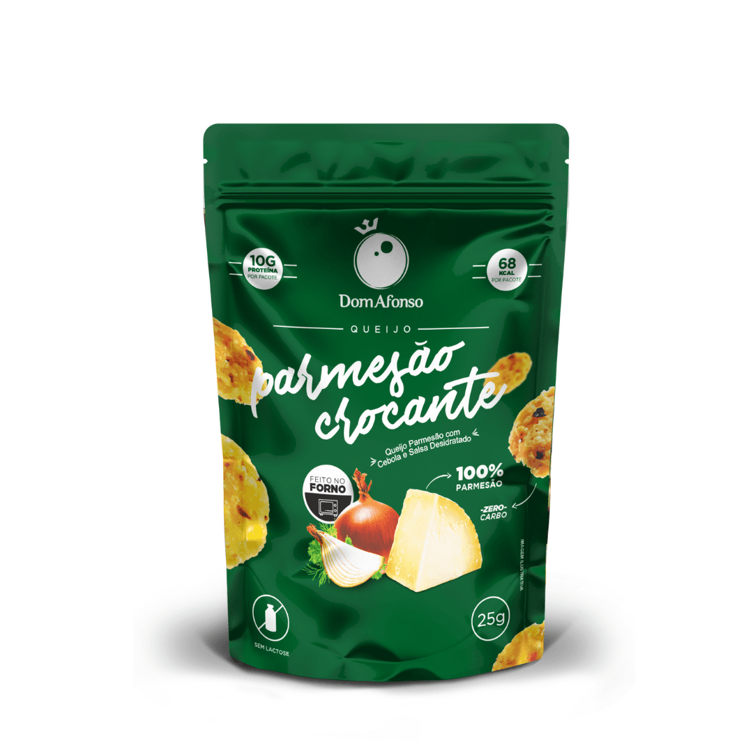 Queijo Parmesão Crocante Cebola e Salsa 25g - Dom Afonso