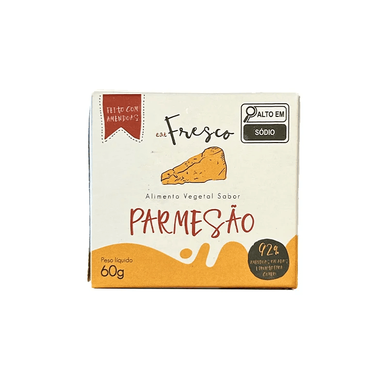 Queijo Parmesão de Amêndoas Ralado 60g - EatFresco