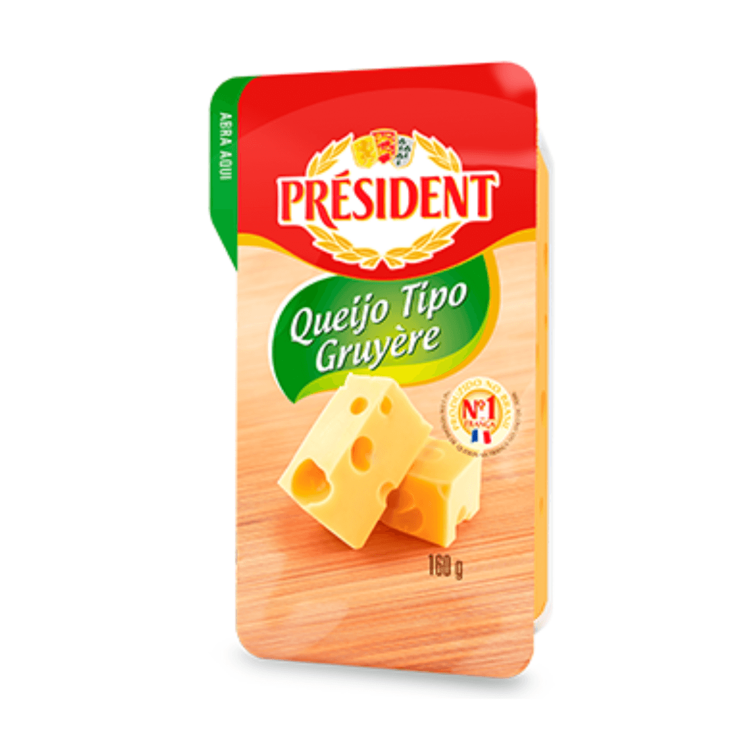 Queijo Tipo Gruyere Fração 160g - Président