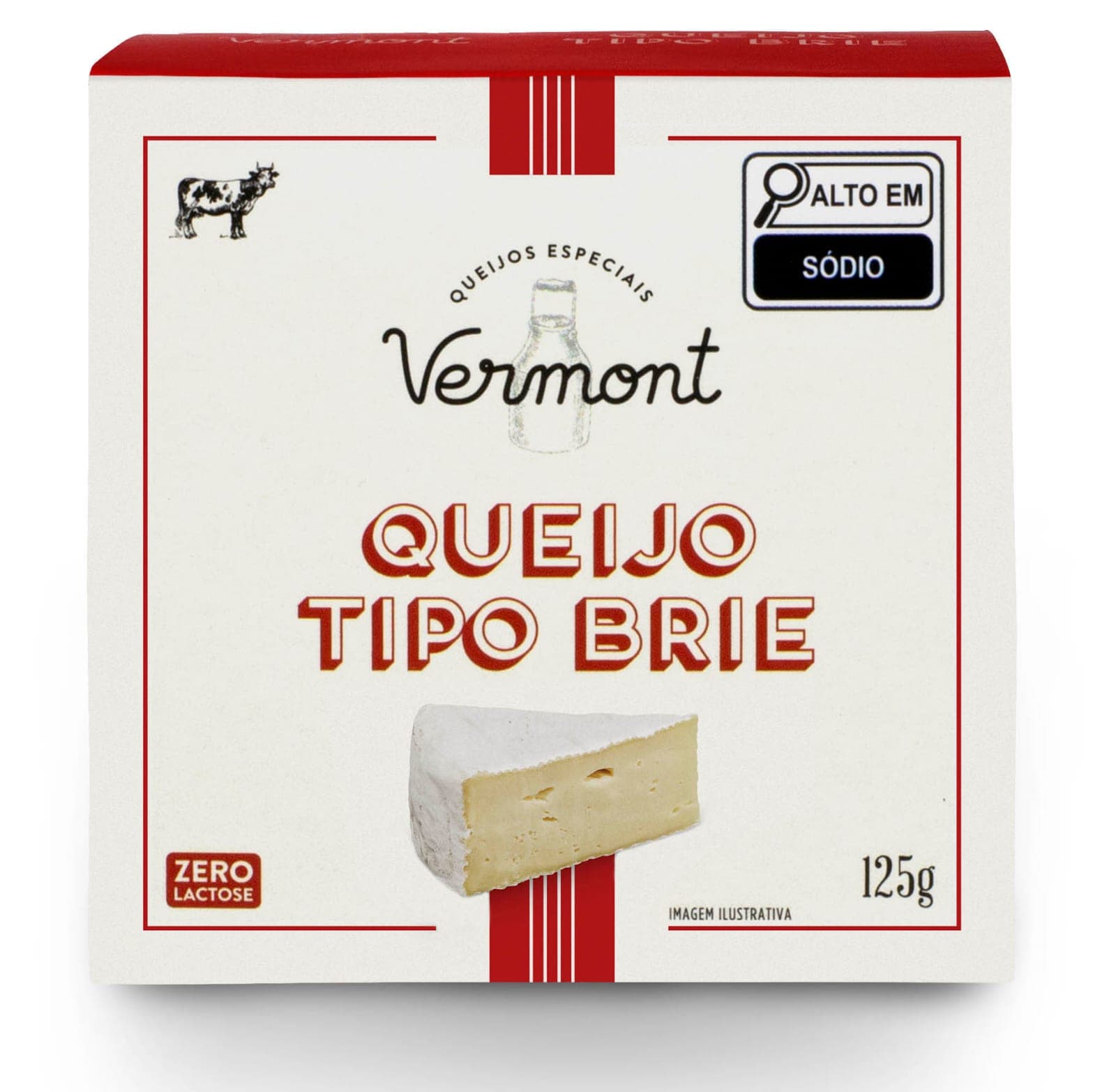 Queijo Vermont Tipo Brie 125g - Pomerode