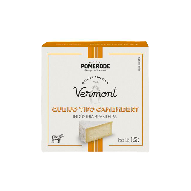 Queijo Vermont Tipo Camembert 125g - Pomerode