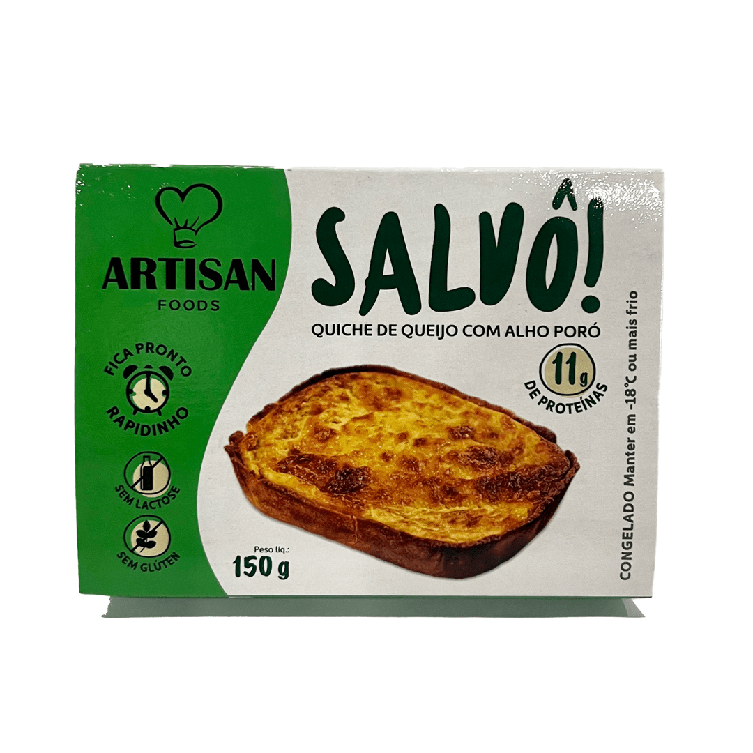Quiche de Queijo com Alho Poró 150g - Artisan