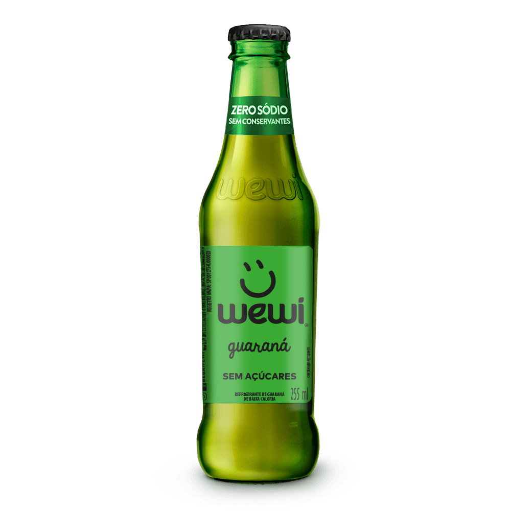 Refrigerante Guaraná Zero Açúcar Orgânico 255ml - Wewi