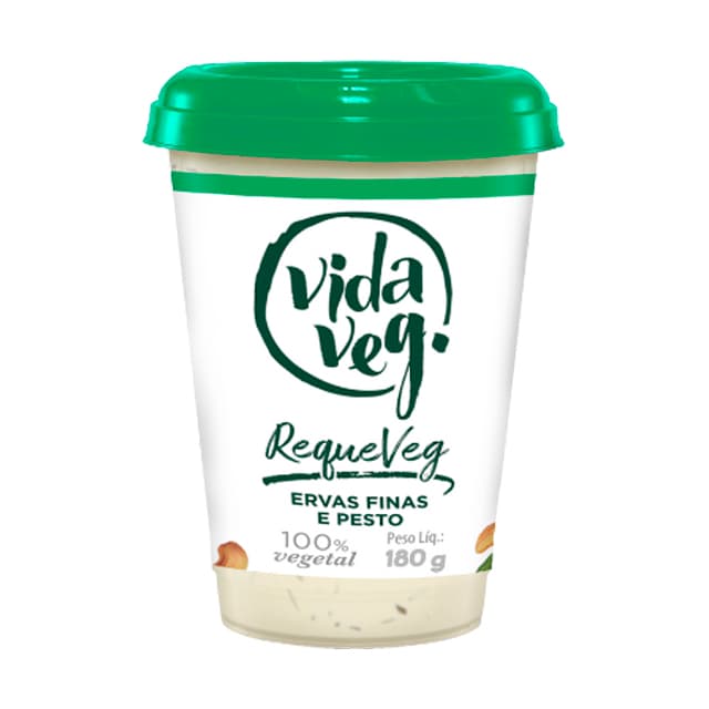 Requeijão Vegano de Ervas Finas 180g - VidaVeg