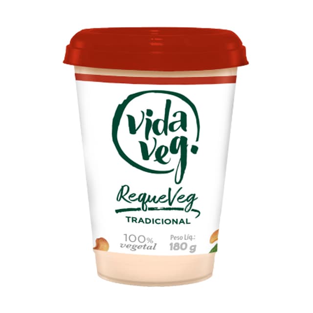 Requeijão Vegano Tradicional 180g - VidaVeg