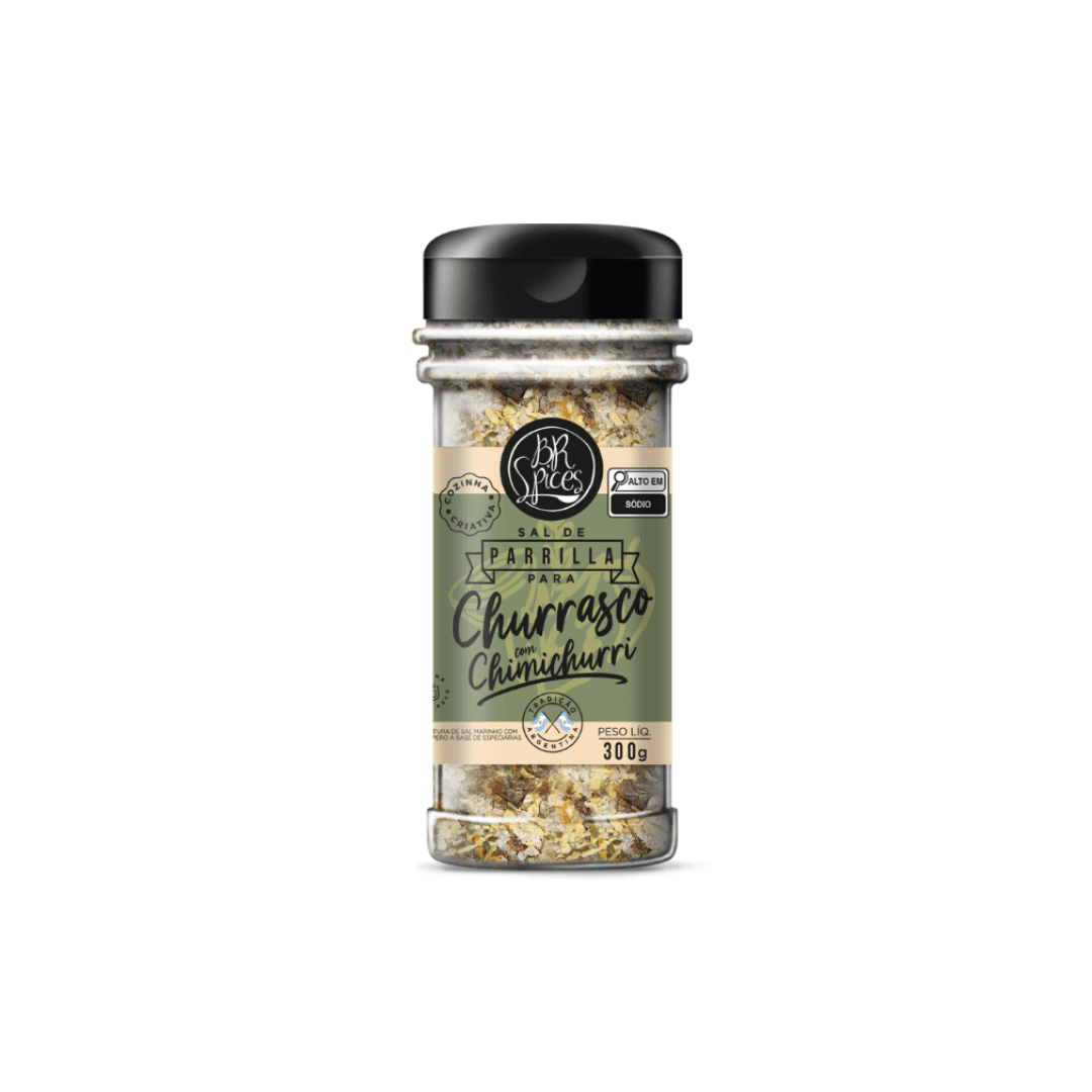 Sal Parrilla com Chimichurri 300g - Br Spices