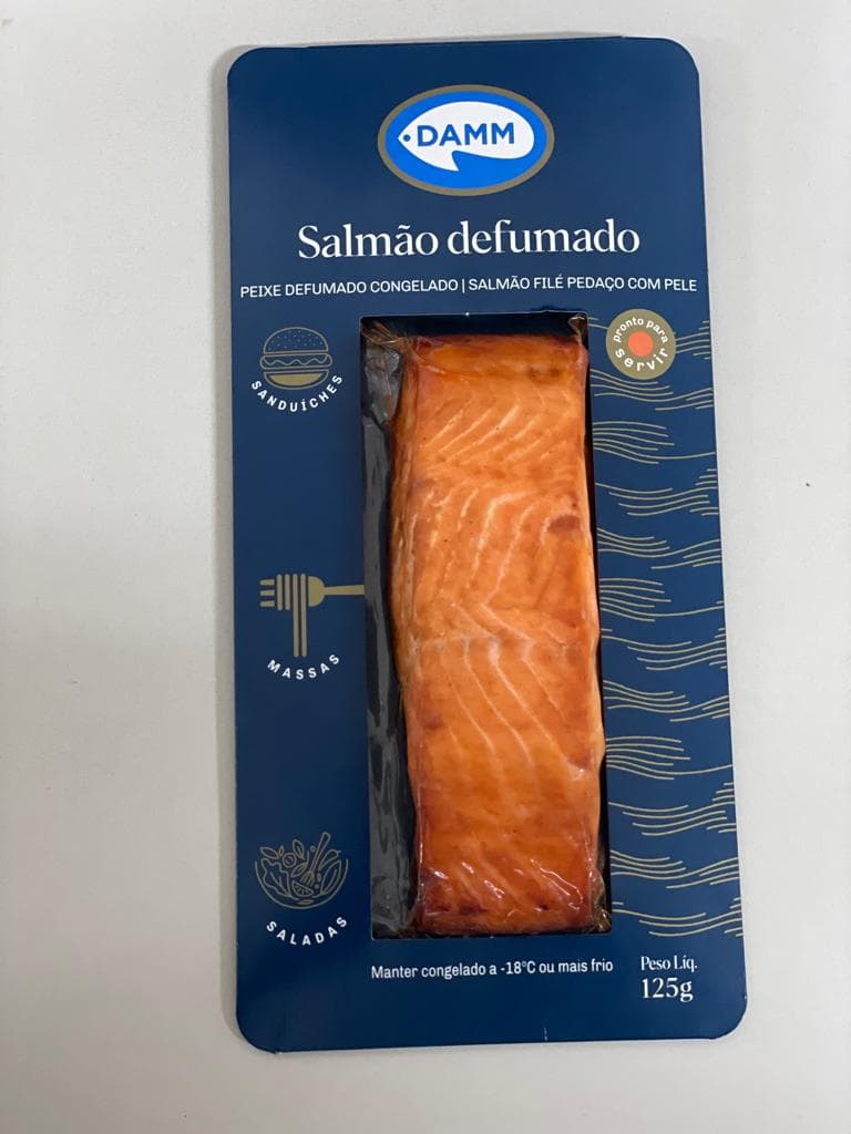 Salmão Defumado 125g - Damm