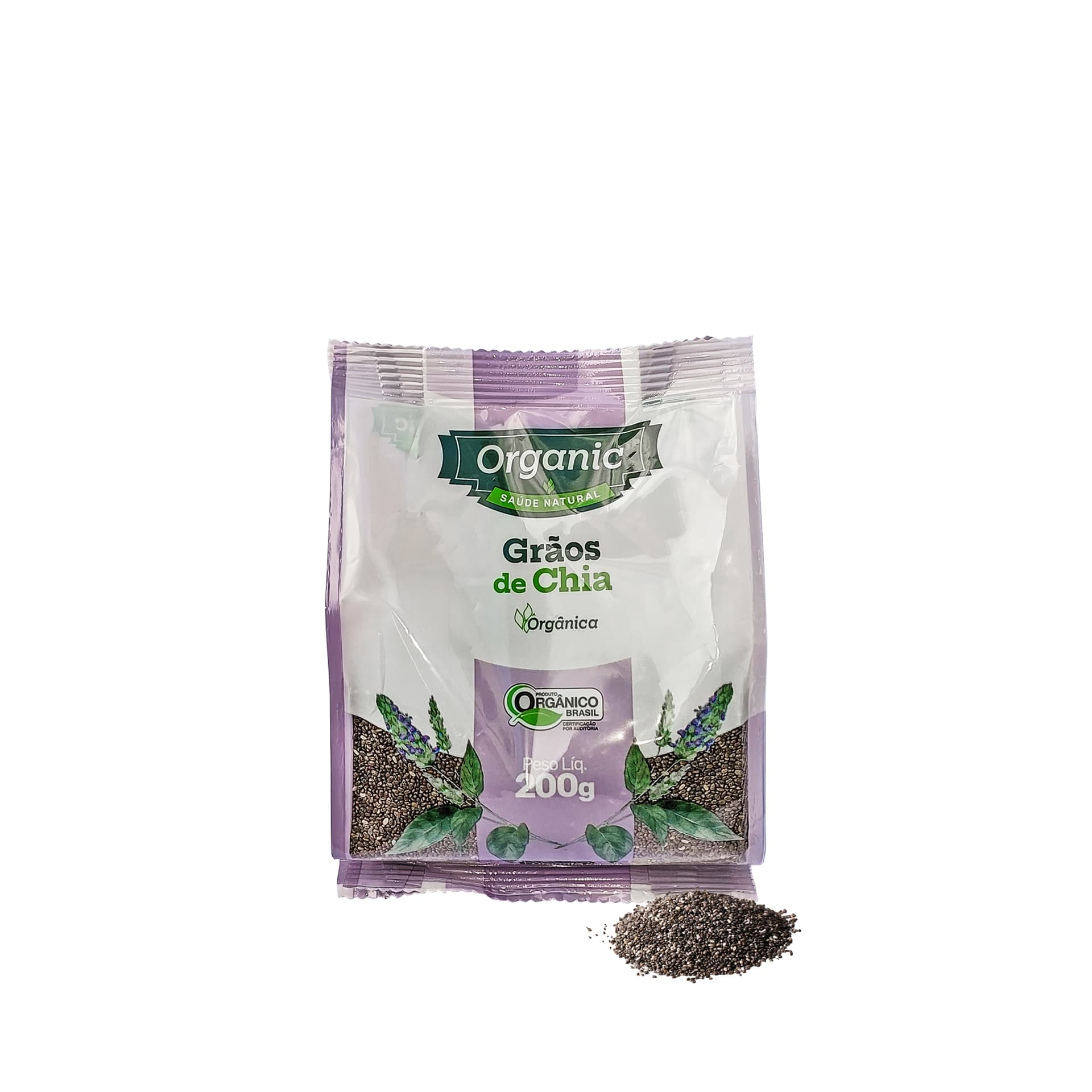 Semente de Chia Orgânica 200g - Organic