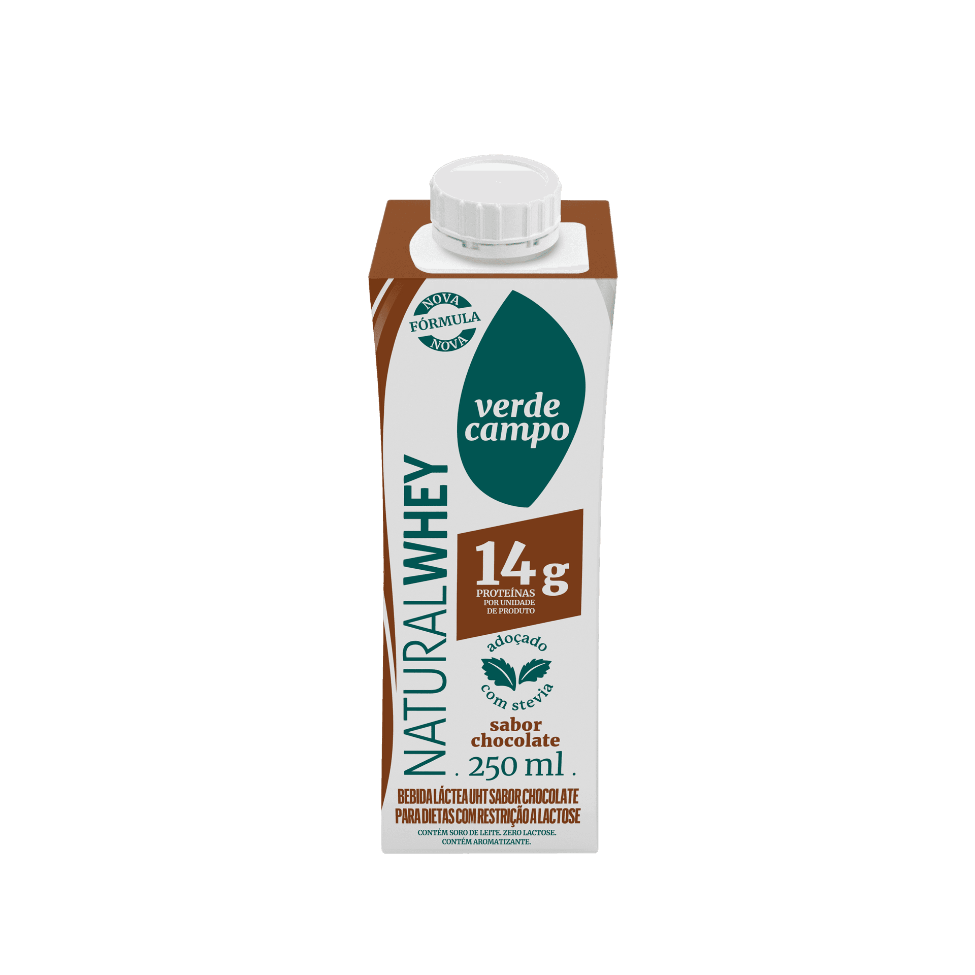 Shake Natural Whey Chocolate 250ml - Verde Campo
