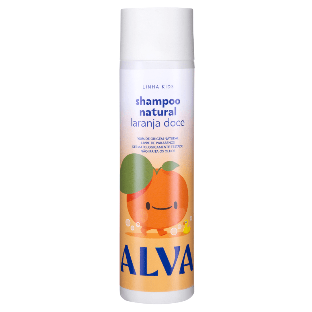 Shampoo Infantil Laranja Doce e Baunilha 250ml - Alva