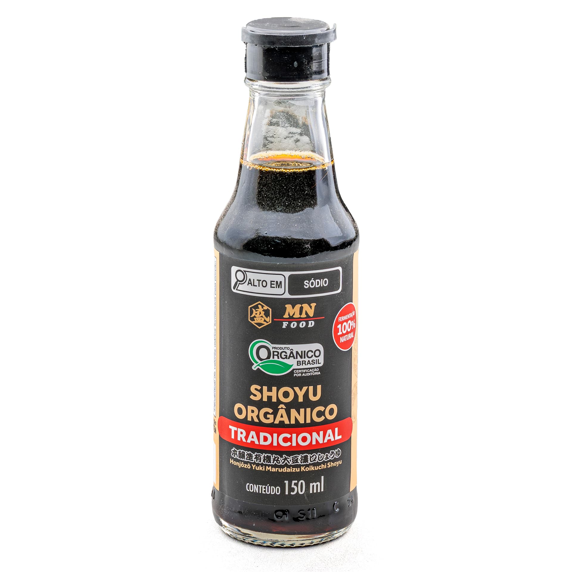 Shoyu Orgânico Tradicional 150ml - MN Food