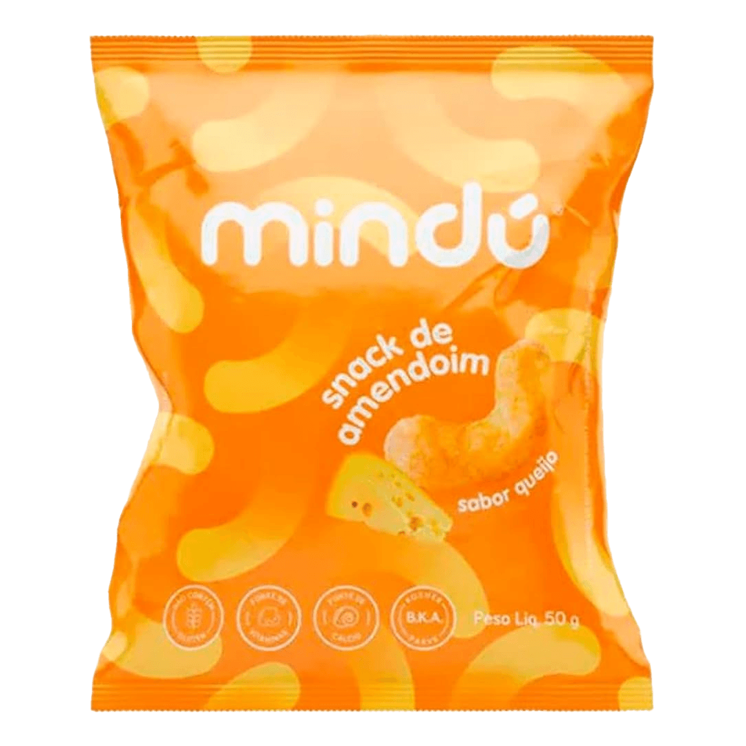 Snack de Amendoim de Queijo 50g - Mindú
