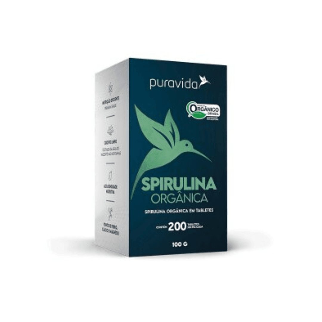 Spirulina Orgânica 100g - Puravida