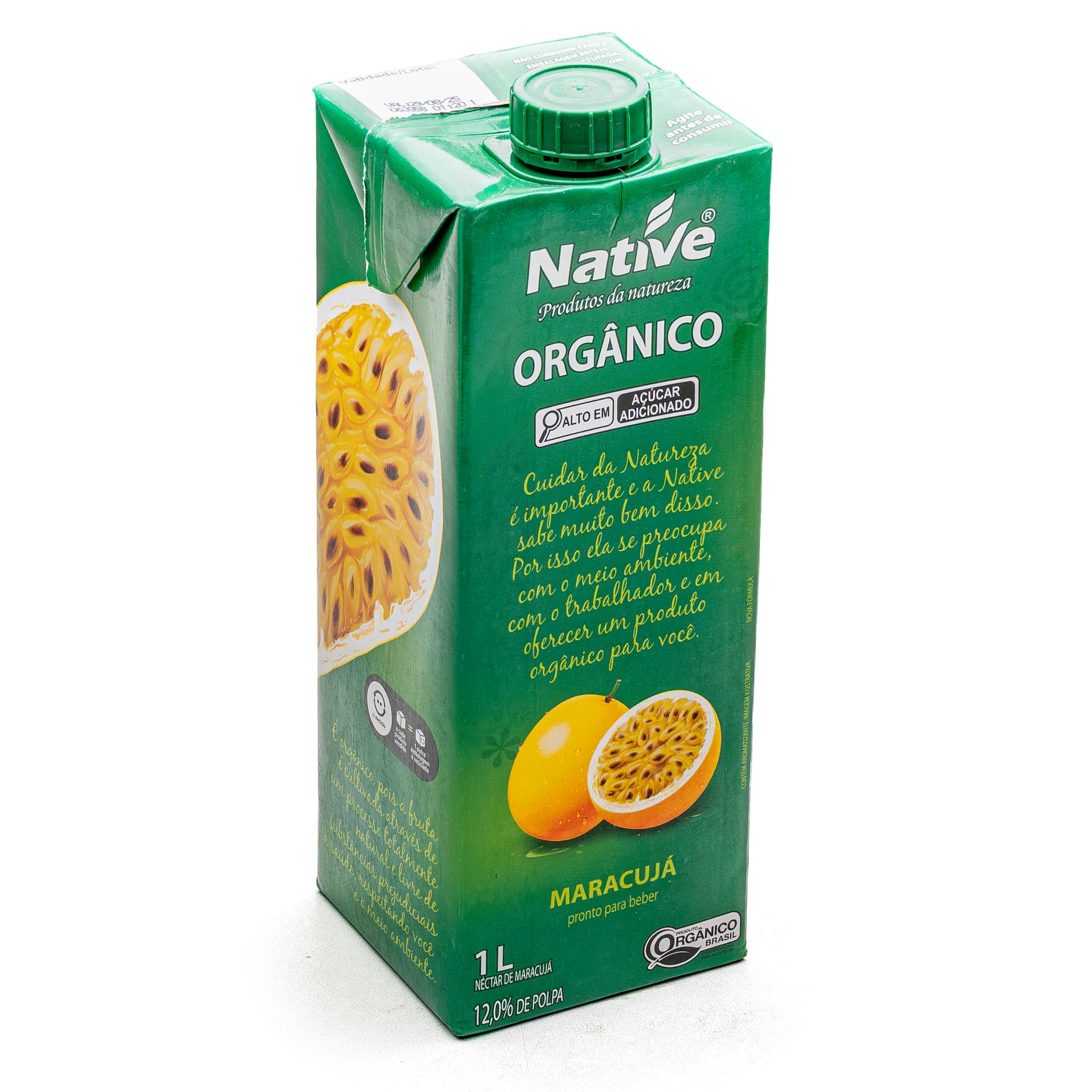 Suco Néctar de Maracujá Orgânico 1L - Native