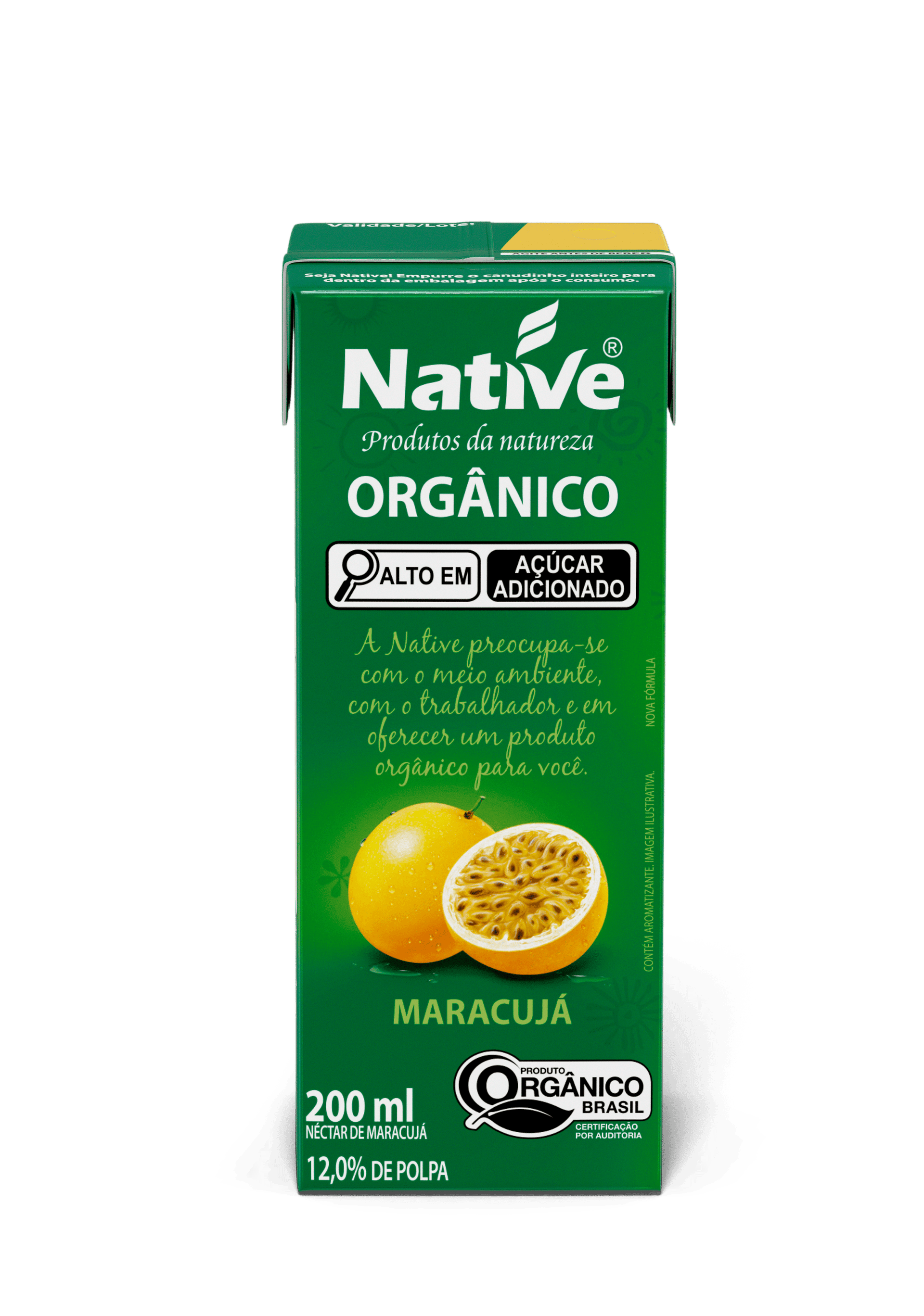 Suco Néctar de Maracujá Organico 200ml - Native