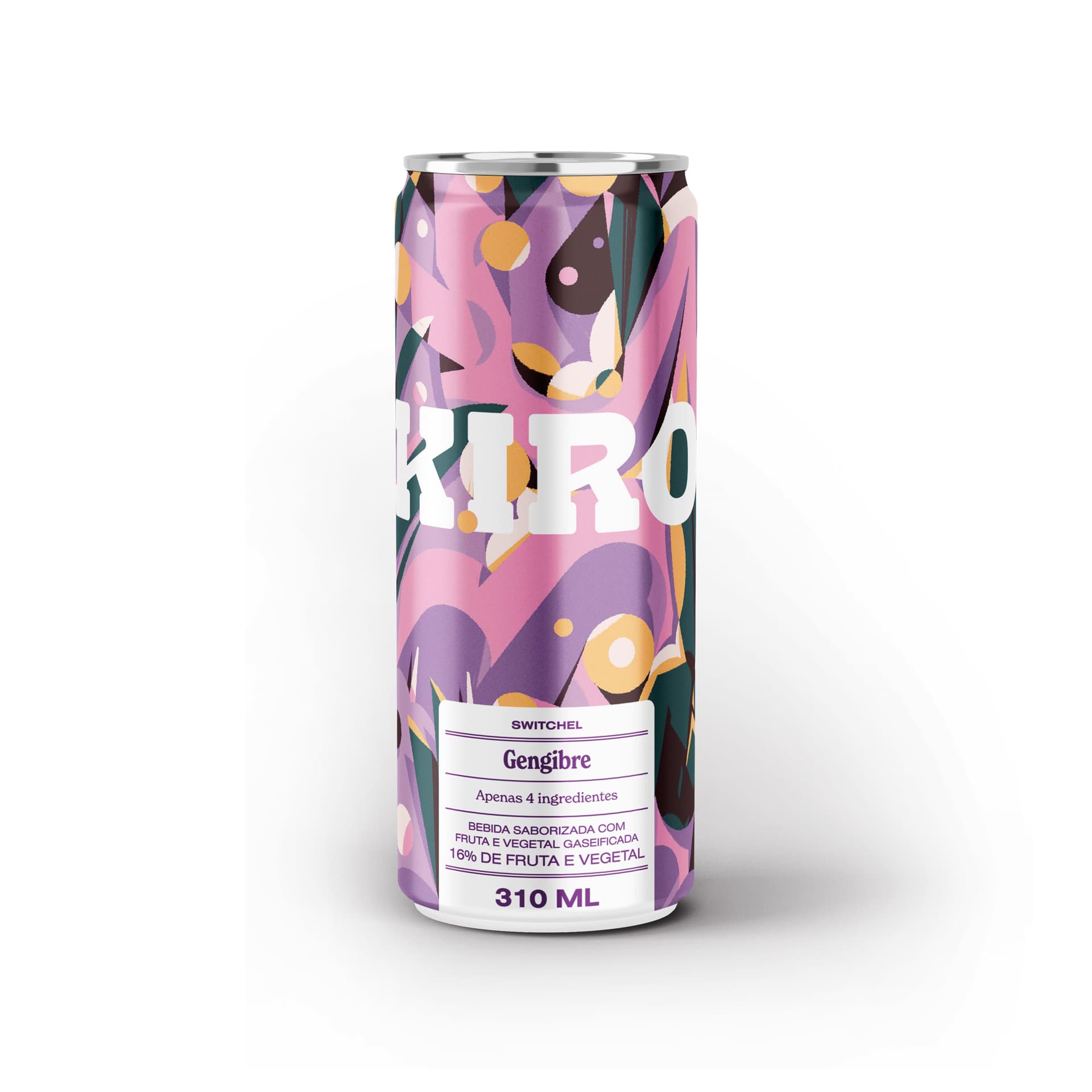 Switchel de Gengibre 310ml - Kiro