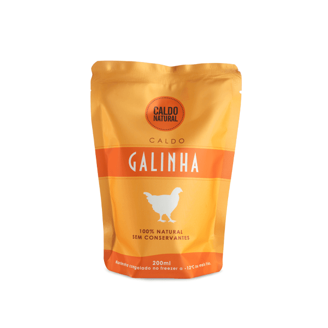 Tempero Caldo Natural de Galinha 200g - Caldo Natural