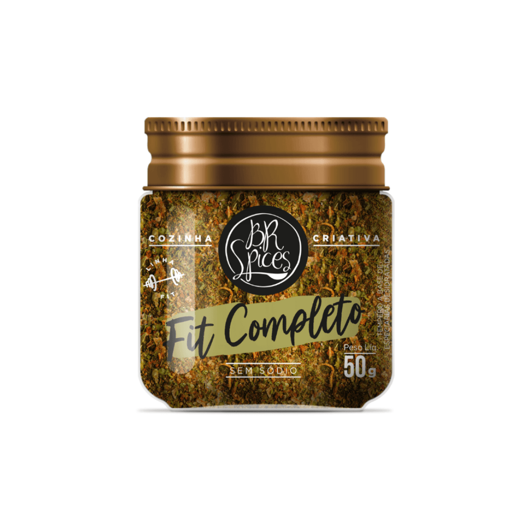 Tempero Fit Completo Pote 50g - Br Spices