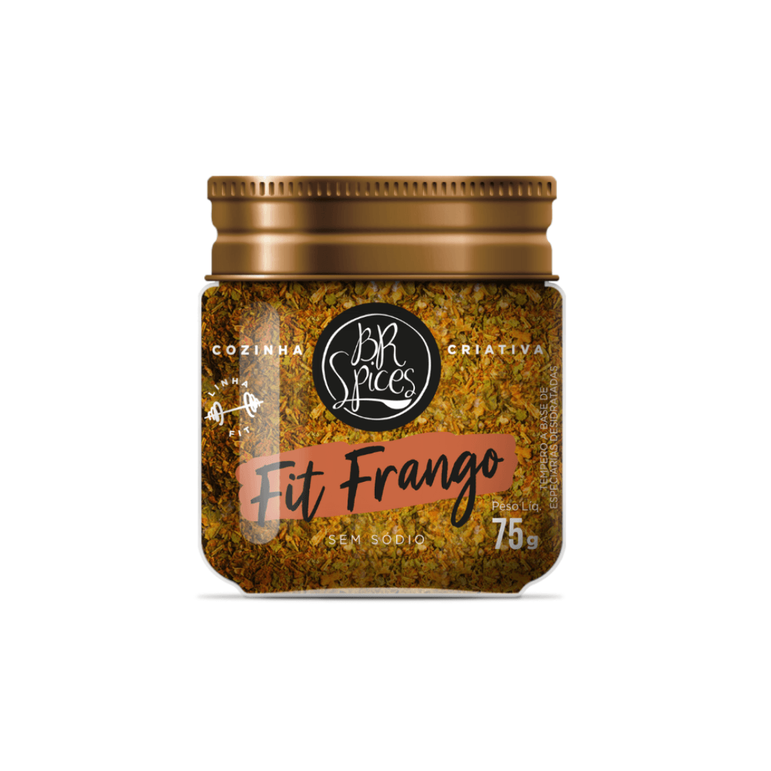 Tempero Fit Frango Pote 75g - Br Spices