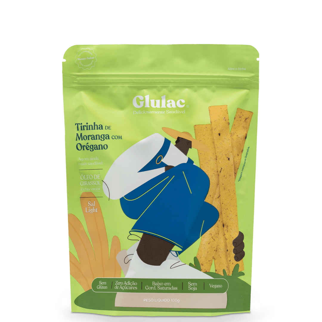 Tirinha de Moranga com Orégano 100g - Glulac