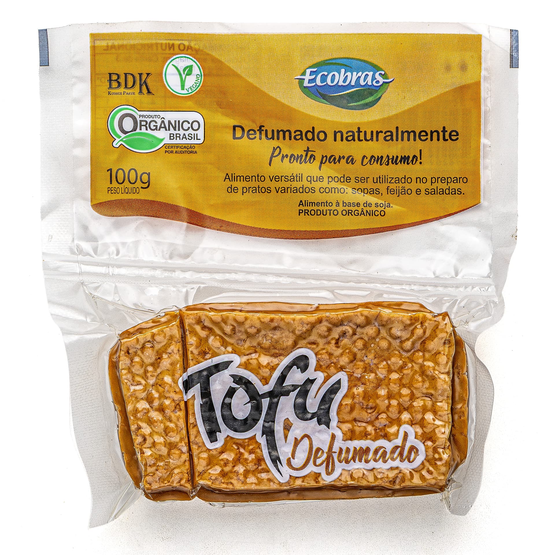 Tofu Defumado Orgânico 100g - Ecobras