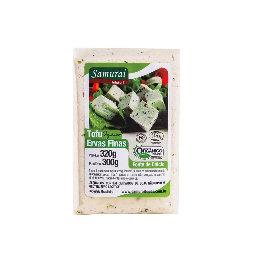 Tofu Ervas Finas Orgânico 300g - Samurai