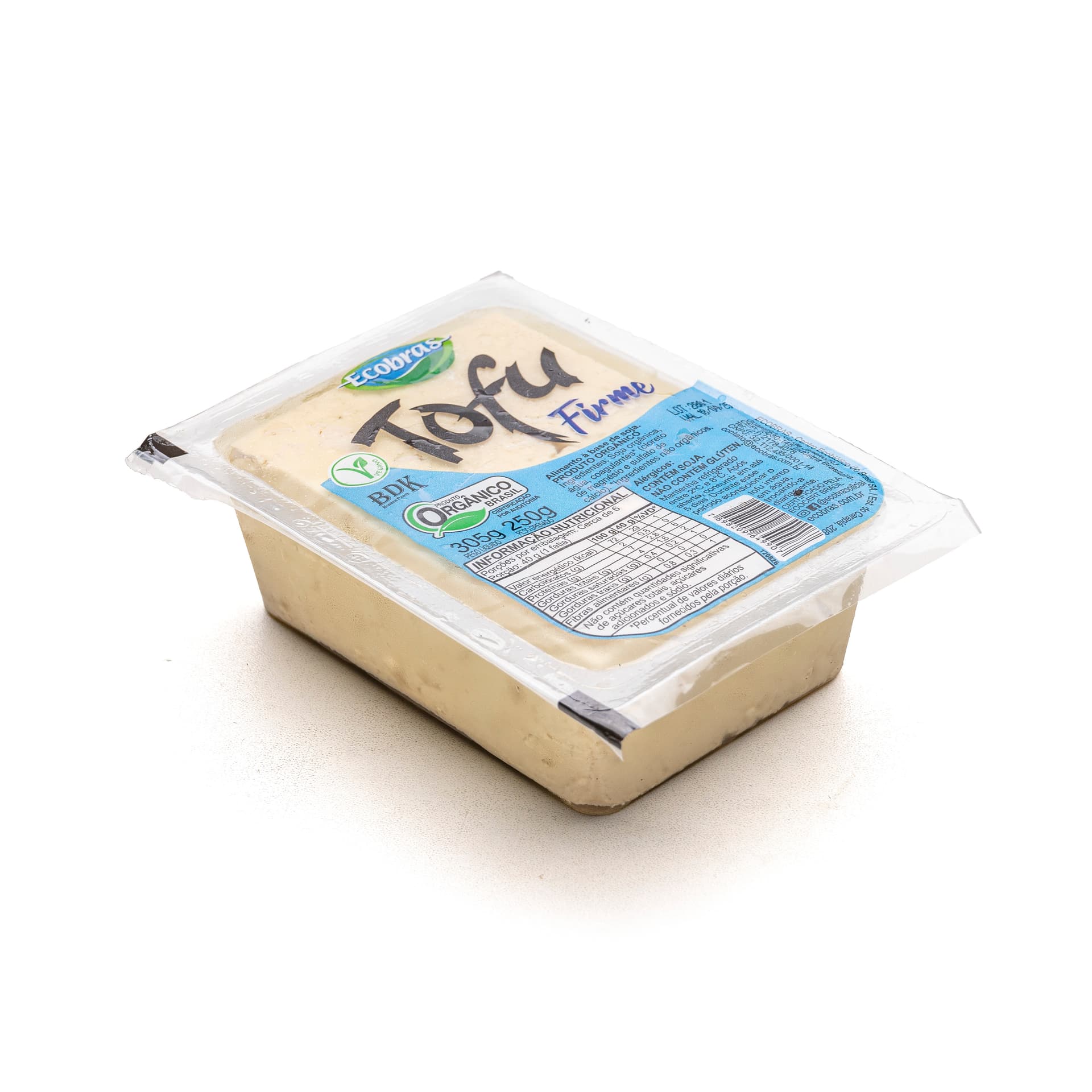 Tofu Firme Orgânico 250g - Ecobras