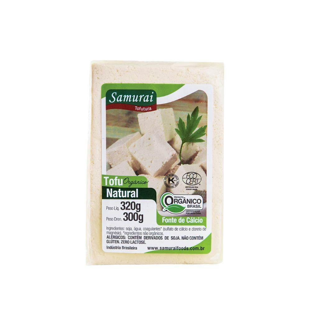 Tofu Natural Orgânico 300g - Samurai
