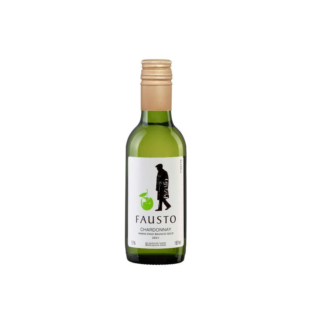 Vinho Branco Chardonnay Fausto 187ml - Pizzato