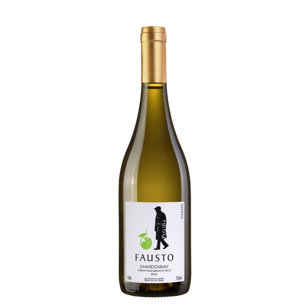 Vinho Branco Chardonnay Fausto 750ml -  Pizzato