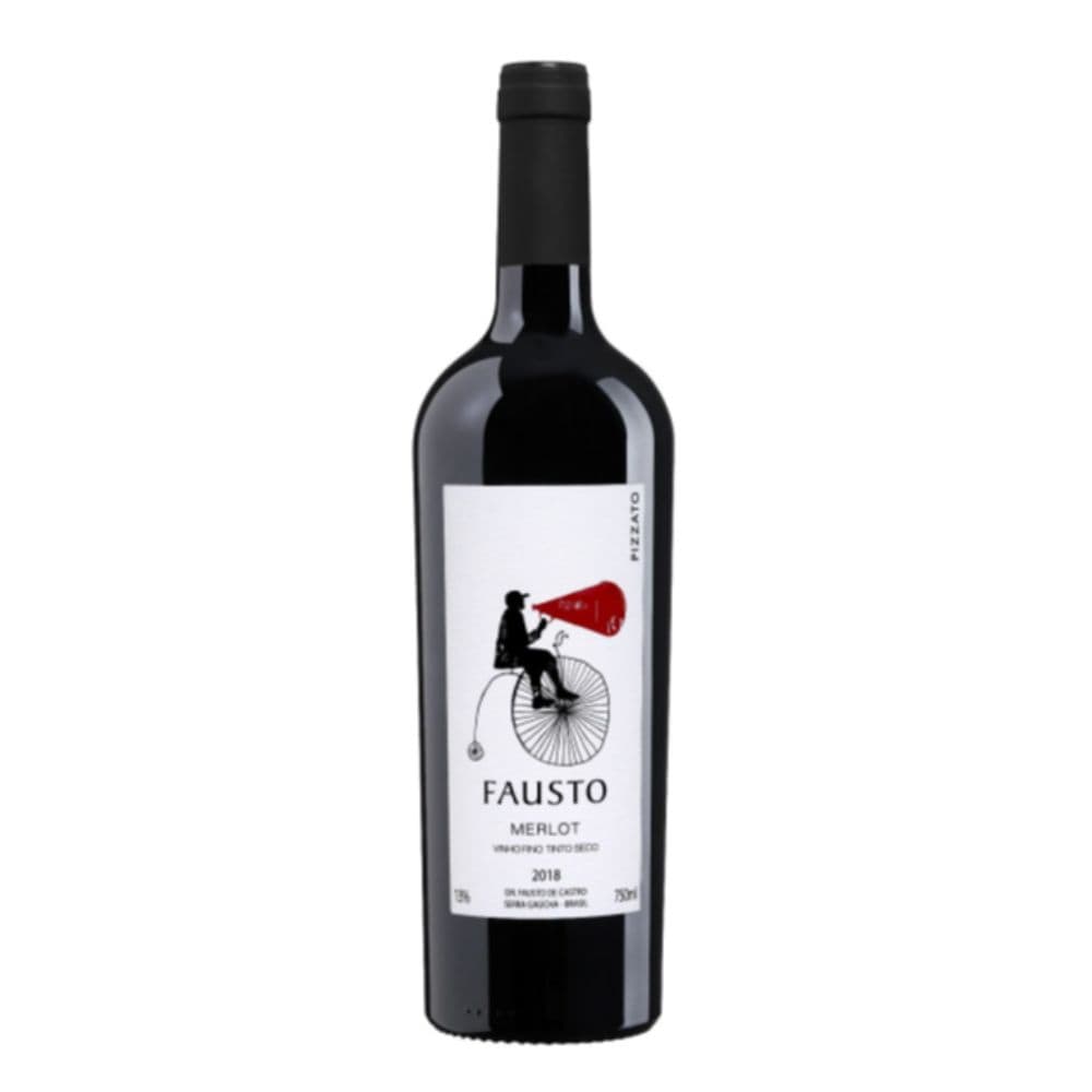 Vinho Tinto Merlot Fausto 750ml -  Pizzato